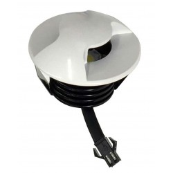 Foco LED COB fijo Redondo Ø49mm 3w Blanco, Proyección luz 2 lados